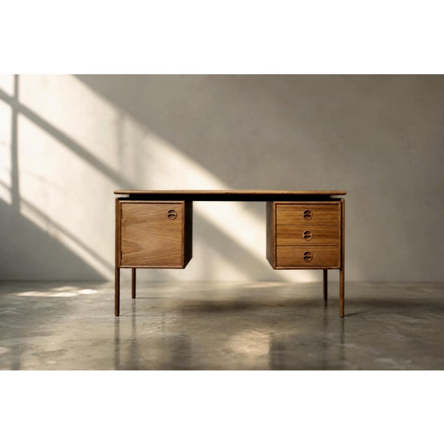 Mid-Century Danish Modern Teak Desk by Arne Vodder for GV Møbler, 1960s For Sale - Image 14 of 18