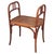 Early 20th Century Vienna Secession Bent Oak Bench W/ Side Arms Attributed to Fischel Söhne For Sale In Los Angeles - Image 6 of 6