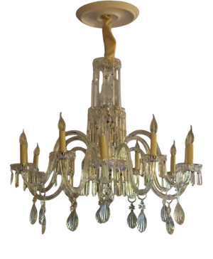 Crystal Chandelier in the style of Baccarat, 2000s