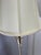 Lauren Ralph Lauren Ralph Lauren Silver Polished Nickel Candlestick Table Lamp and Linen Bell Shade For Sale - Image 4 of 5