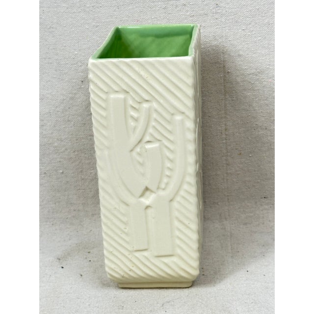 Mid-Century Modern Vintage Red Wing Vase For Sale - Image 3 of 11