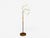Swedish Modern, Adjustable Floor Lamp, Wood, Brass, Red Lacquer, Sweden, 1940s For Sale - Image 4 of 12