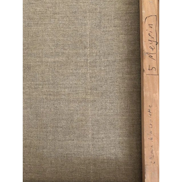 Jean-Jacques Boimond, Chemin de la Golette, Meyrin, 1963, Oil on Canvas For Sale - Image 9 of 11