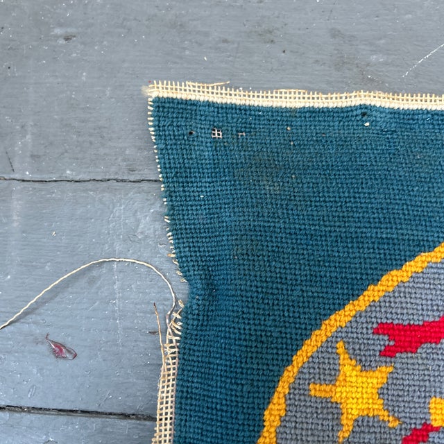 1970’s Original Bicentennial Patriotic Needlepoint For Sale - Image 4 of 6