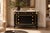 French Louis XVI, Hollywood Regency Chest of Drawers or Dresser, Ebonized Wood, Gilt Bronze, Marble, France, 1900s A...
