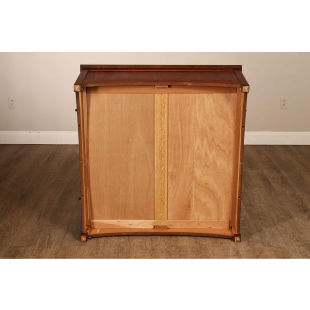 Stickley Harvey Ellis Square Cherry Storage Cocktail Table For Sale - Image 17 of 18