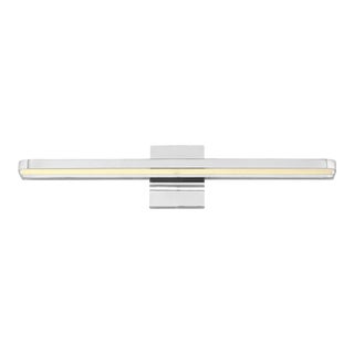 Visual Comfort Modern Banda 24 Bath LED Chrome For Sale