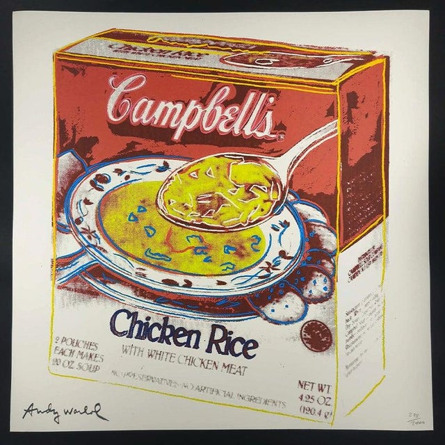 After Andy Warhol, Campbells, 1980s, Lithograph For Sale - Image 6 of 7