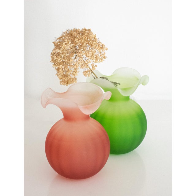 Italian Vases by Mariana Iskra for Ribes the Art of Glass, Set of 2 For Sale - Image 9 of 9