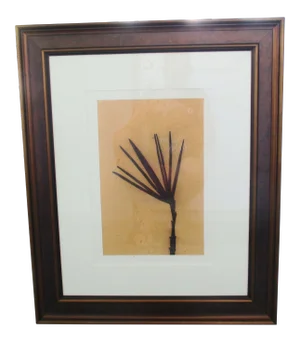 2003 Dan Sayles Leaves Giclee Print Signed Matted and Framed