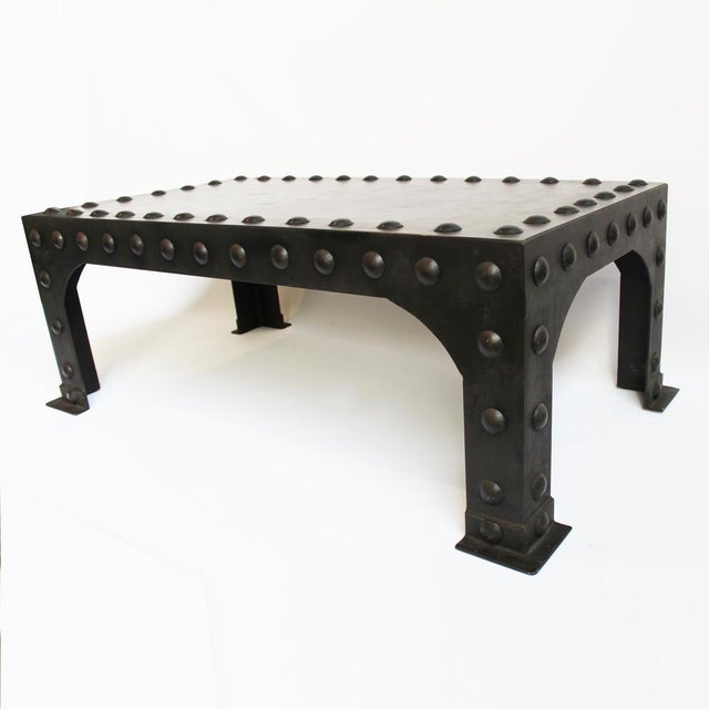 Iron Rivet Coffee Table Chairish