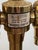 Striking Pair Hollywood Regency Marbro Polished Brass 'Hydria' Lamps For Sale - Image 10 of 12