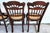 Brown Antique Eastlake Victorian Style Walnut Cane Seat Side Dining Chairs Set of 4 For Sale - Image 8 of 13