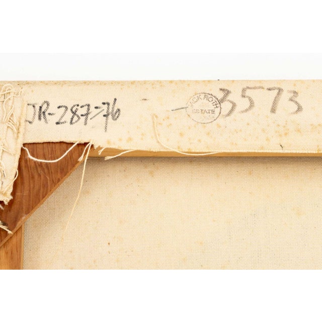 Textile Jack Roth "Diana's Banana" Acrylic on Canvas, 1976 For Sale - Image 7 of 10