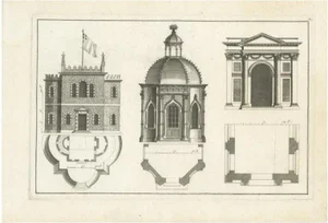 Le Rouge, Various Garden Temples, 1785, Paper