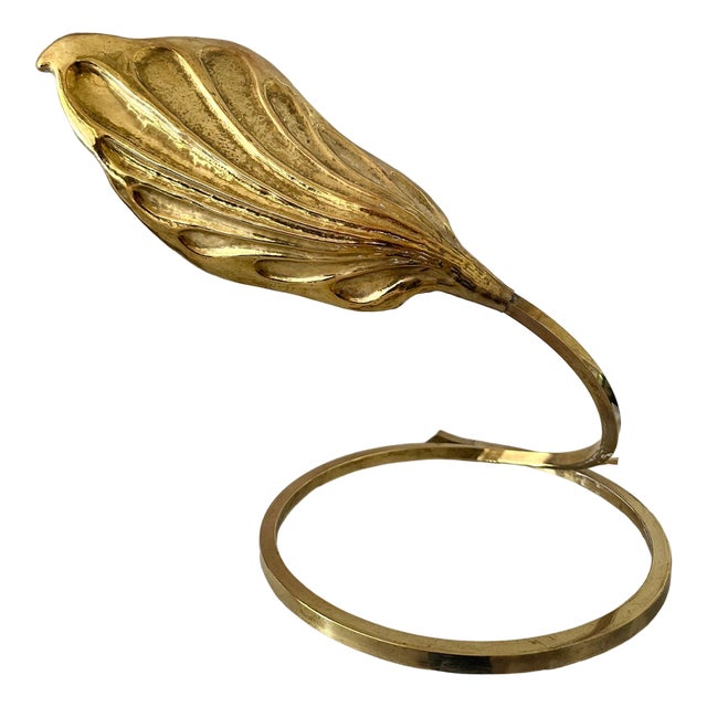 Brass Table Lamp by Tommaso Barbi, 1970s For Sale