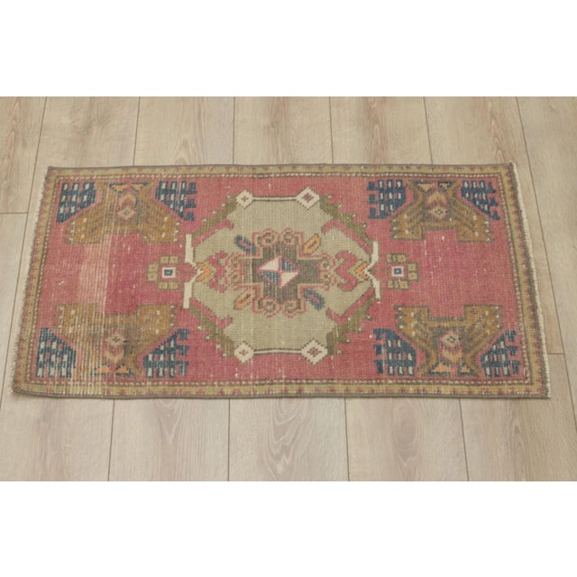 1970s Turkish Vintage Red Oushak Rug For Sale - Image 4 of 11
