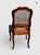 Wood Set of 4 Mid 20th Century French Louis XV Style Walnut Caned Dining Chairs — Handwoven Cane Seats & Backs For Sale - Image 7 of 12