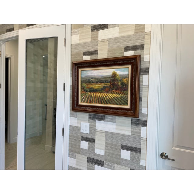 Landscape Vineyards Oil Painting For Sale In Phoenix - Image 6 of 13