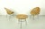 Vintage Italian Rattan Basket Chairs and Bistro Table Set, 1960s, Set of 3 For Sale - Image 16 of 18