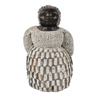 Early 20th Century Shona Stone Woman Sculpture In The Style of Colleen For Sale