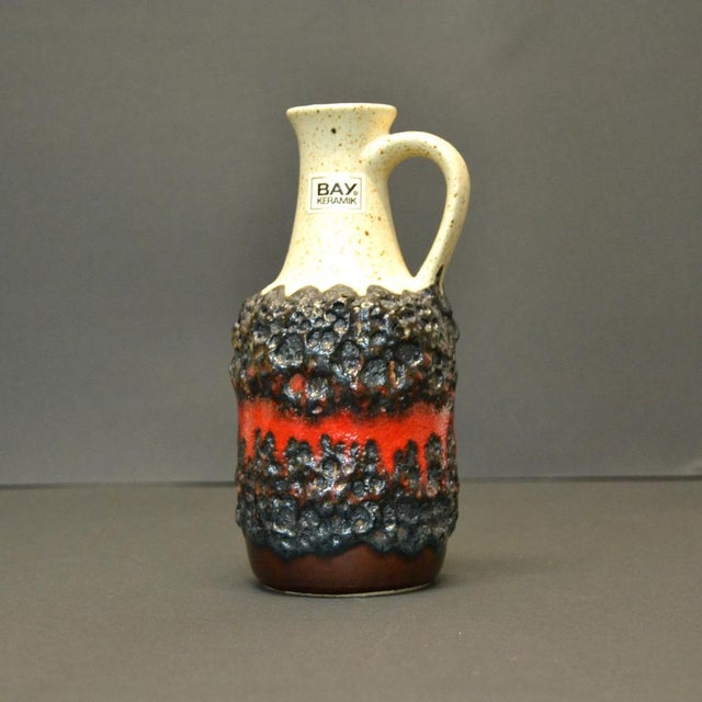 Lawa Vases from Bay Keramik, 1970s, Set of 2 For Sale - Image 3 of 13