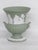 This charming Vase is made of Jasperware ceramic. It has a fabulous Green color with stunning cream cameo design of...