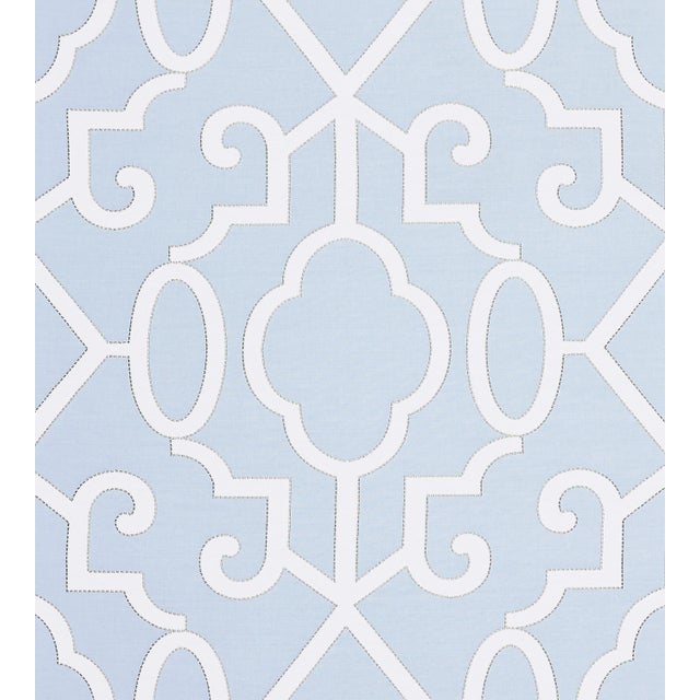 The House of Scalamandré Ming Fretwork Wp Wallcovering, Cloud For Sale