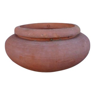 The Italian Terra Cotta Company #109 Bowl Low Red Ware Neo-Classical Garden Pot For Sale
