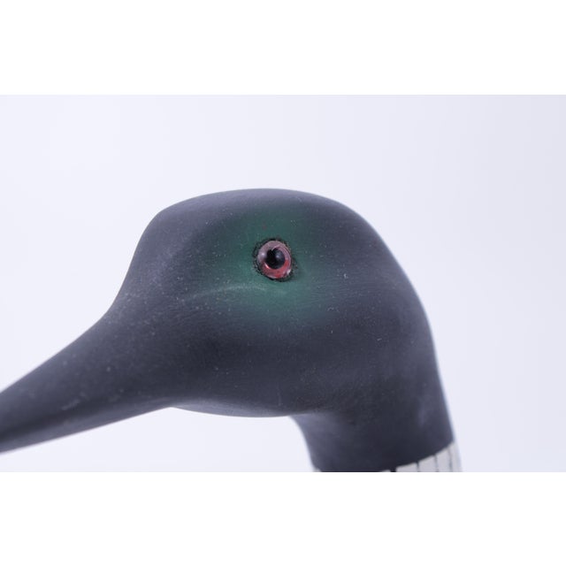 Leonard C. Hornick Jr. Handcrafted Wood Lion Duck Decoy - Signed For Sale - Image 9 of 14