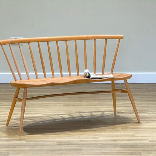 Love-Seat Bench from Ercol, 1960s For Sale - Image 3 of 12