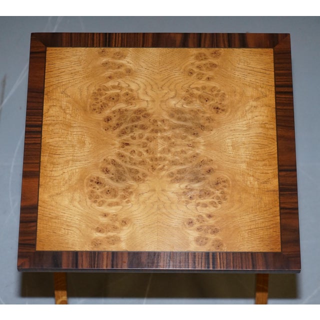 Burl Oak Nesting Tables from Bevan Funnell, Set of 3 For Sale - Image 17 of 18