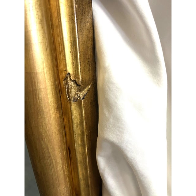 Early 20th Century Italian Wood Pier Mirror With Sunflower Detail For Sale - Image 12 of 13