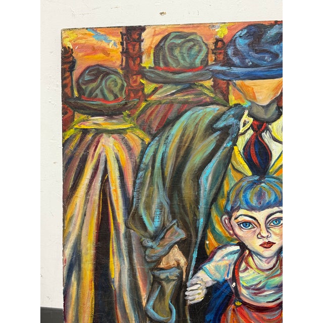Original Acrylic on Canvas Painting, Artist Unknown For Sale In San Francisco - Image 6 of 12