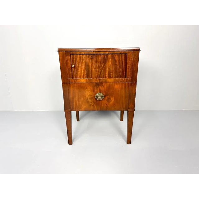 Antique Nightstand with Roller Door, 19th Century For Sale - Image 12 of 12