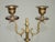Metal Pair of Vintage Brass and Onyx Candelabras 10" High Candle Holders For Sale - Image 7 of 12