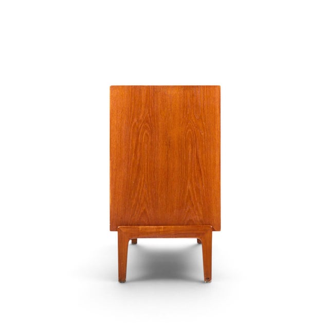 Mid 20th Century Dux Style Mid Century Walnut Tambour Door Credenza For Sale - Image 5 of 9