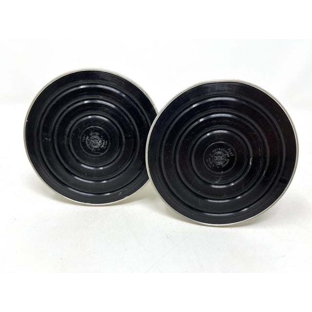 Metal Newburyport Pewter Candlesticks by Towle Silversmiths, a Pair For Sale - Image 7 of 8