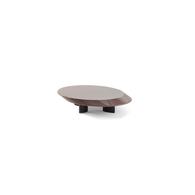 Accordo Low Table in Brown Lacquered Wood by Charlotte Perriand for Cassina For Sale - Image 10 of 10