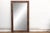Victorian Large Antique Pressed Tin Tile Floor Mirror For Sale - Image 3 of 8