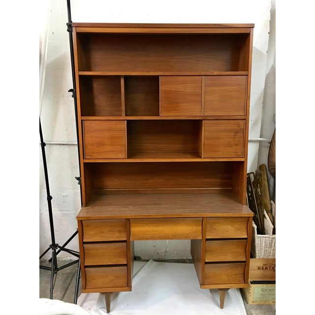 MidCentury Desk & Hutch Chairish
