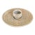 Vintage Studio Pottery Serving Platter With Attached Dip Bowl For Sale