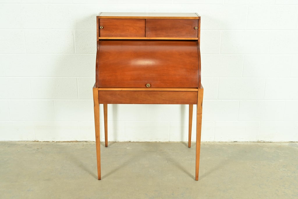 John Van Koert for Drexel Mid-Century Modern Sculpted Cherry Wood