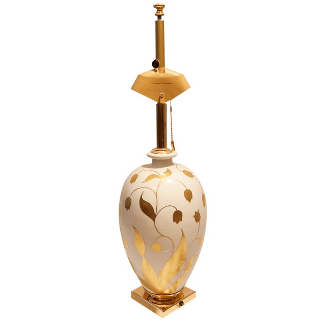 Porcelain Table Lamp by Giulia Mangani, Italy | Chairish