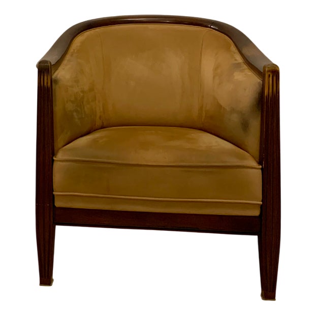 Art Deco Armchair in the style of Süe and Mare For Sale