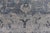 Measures: 12'1 x 14'4 Turkish Angora Oushak Rug with Steel Blue Field and Light Gray Border. Keivan Woven Arts. rug...