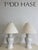 Hollywood Regency Palm Beach Regency Ginger Jar White Glazed Porcelain Table Lamps - A Pair For Sale - Image 3 of 11