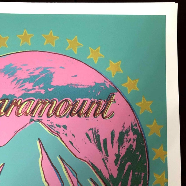 Green 1990s After Andy Warhol "Paramount Classic' Lithograph For Sale - Image 8 of 11