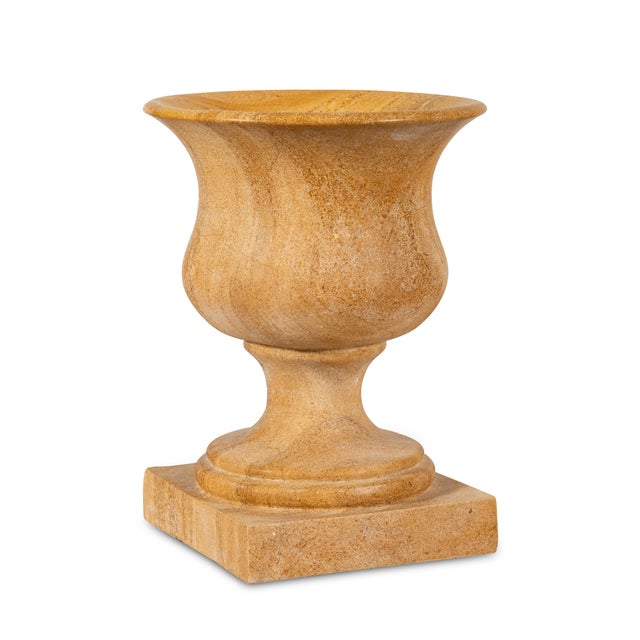 Maitland - Smith Maitland-Smith Jaisalmer Pedetal Vase For Sale - Image 4 of 4