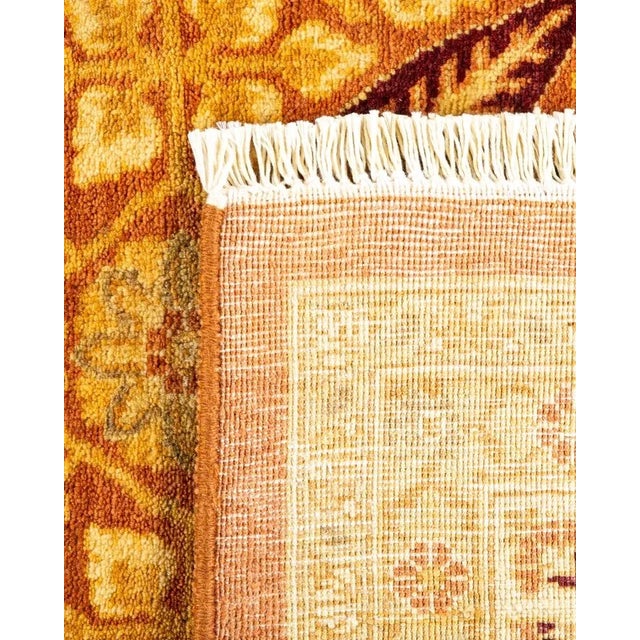 2000 - 2009 Mogul, One-of-a-Kind Hand-Knotted Area Rug in Brown, 6' 1" x 8' 10" For Sale - Image 5 of 8